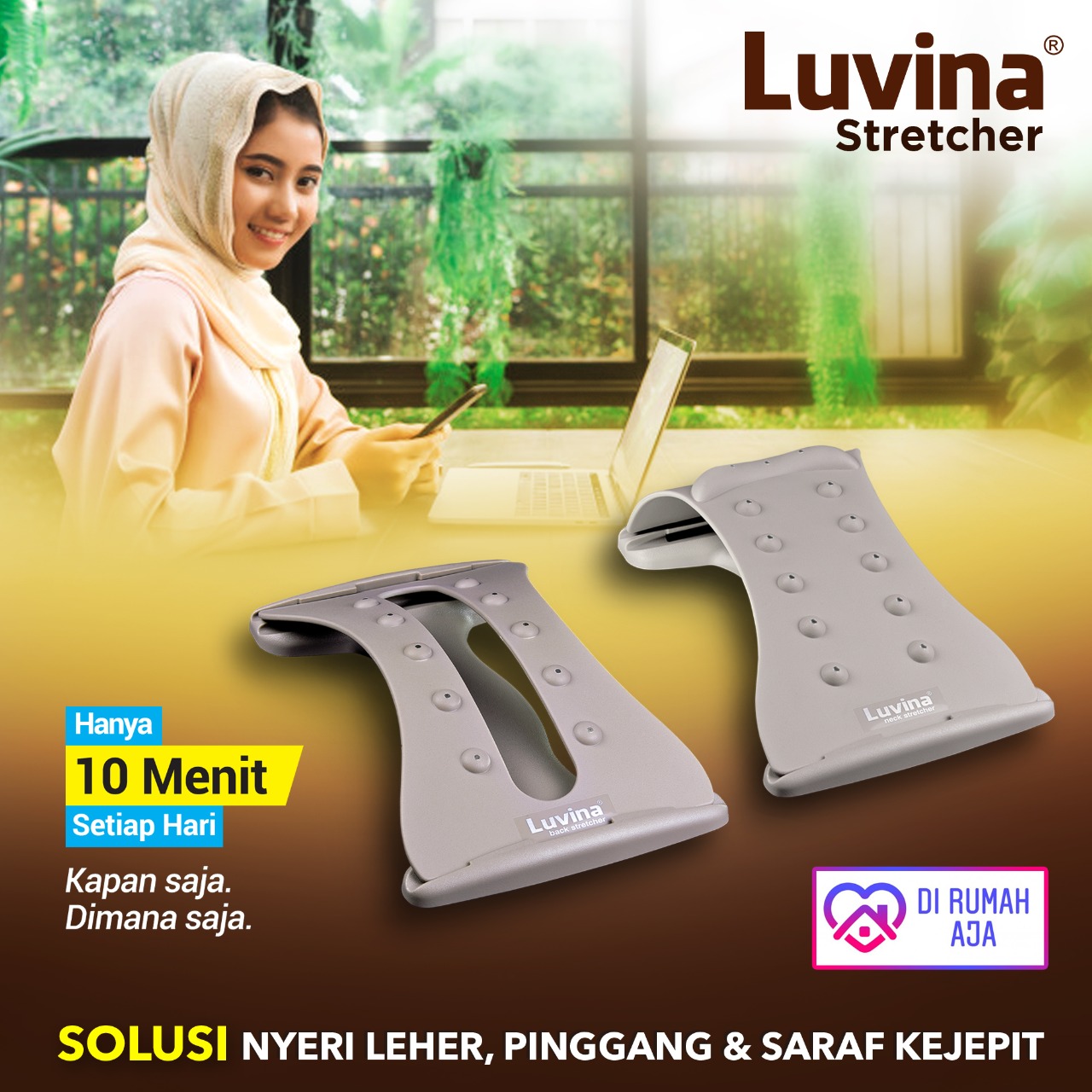 STAY HEALTHY, STAY FRESH  WITH LUVINA STRETCHER WHILE STAY AT HOME!