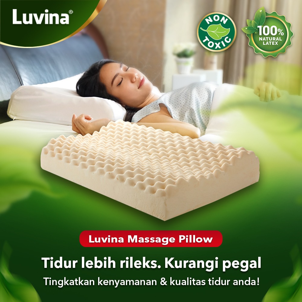 LUVINA MASSAGE PILLOW, SUPPORT YOUR GOOD QUALITY SLEEP!